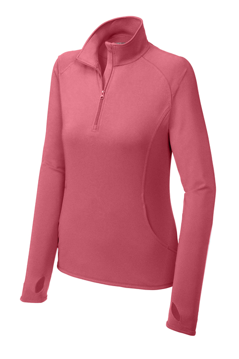 Sport-Tek Women's Sport-Wick Stretch 1/4-Zip Pullover | Product