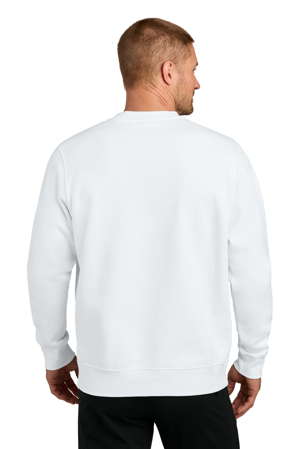 Nike Club Fleece Sleeve Swoosh Crew | Product | SanMar