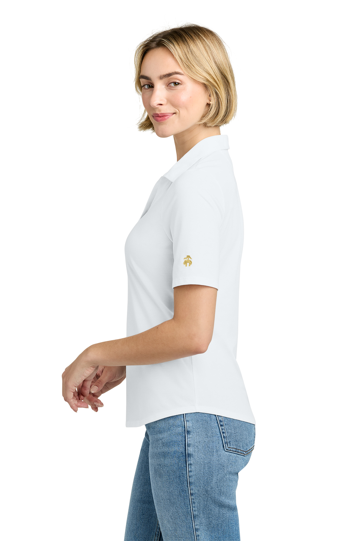 Brooks Brothers Women's Pinpoint Pique Polo | Product | SanMar