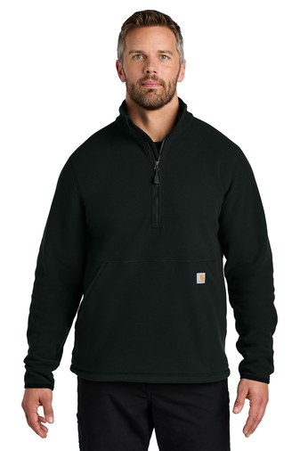 Carhartt Textured 1/2-Zip Fleece Jacket | Product | SanMar