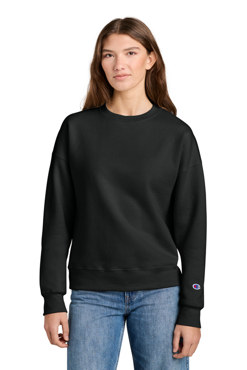 Champion Women's Powerblend Crewneck Sweatshirt | Product | SanMar