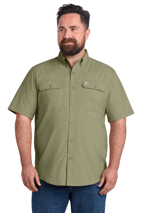 Carhartt Force Solid Long Sleeve Shirt | Product | SanMar