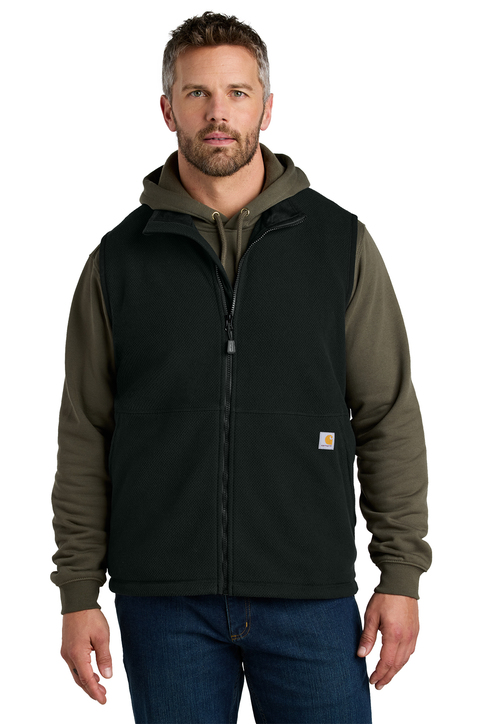 Carhartt Textured 1/2-Zip Fleece Jacket | Product | SanMar