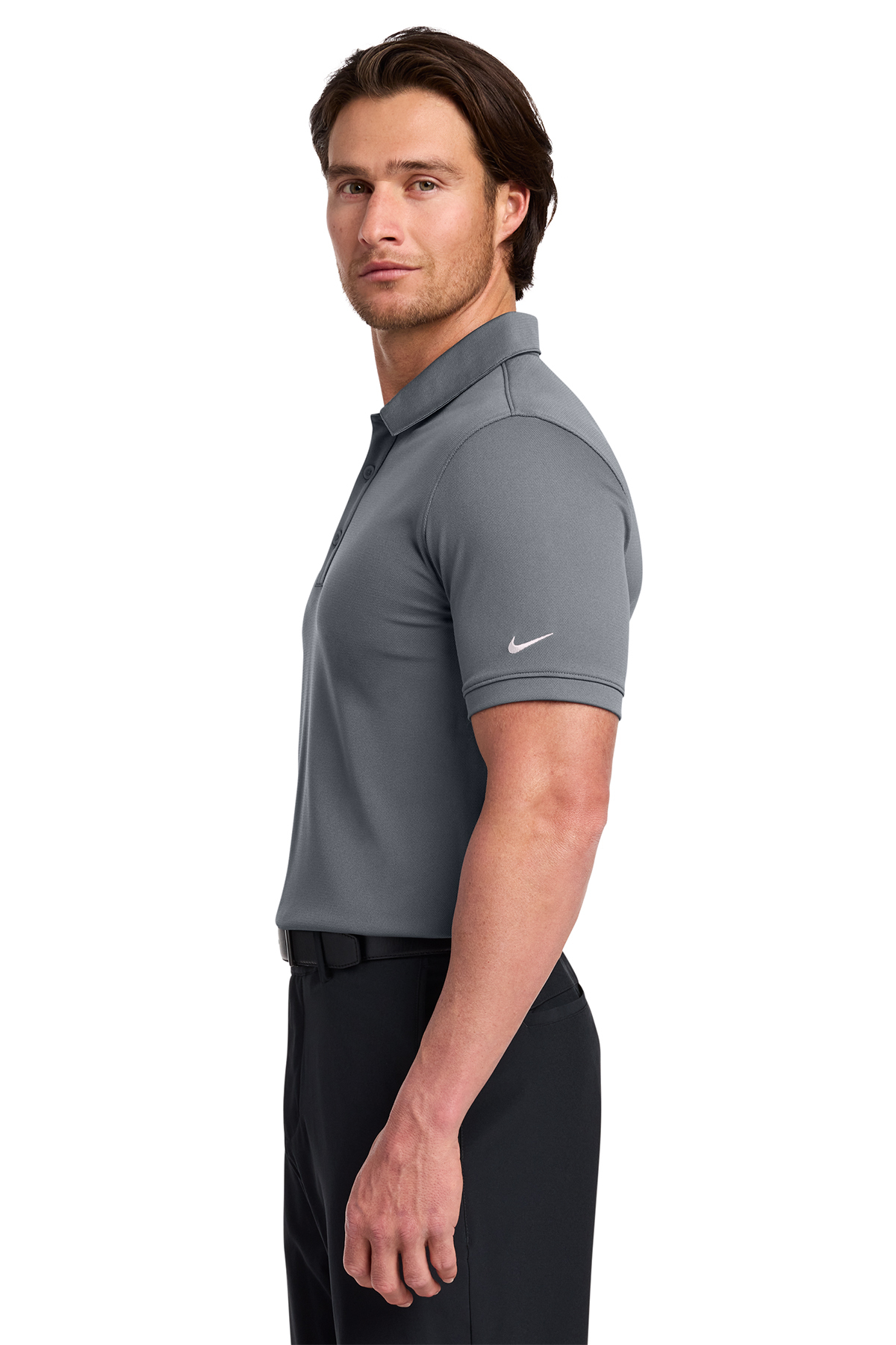 Nike Dri-FIT Solid Icon Pique Modern Fit Polo | Product | SanMar
