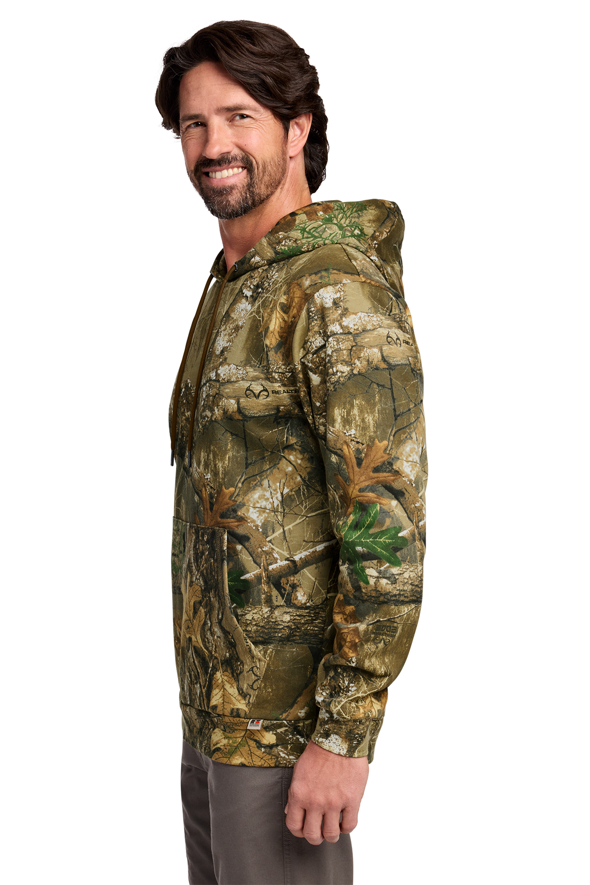 RUSSELL OUTDOORS カモフラージュ フリースパーカー L/G Russell Outdoors Realtree Pullover Hoodie | Product | SanMar