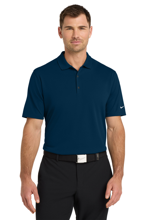 navy blue nike golf polo