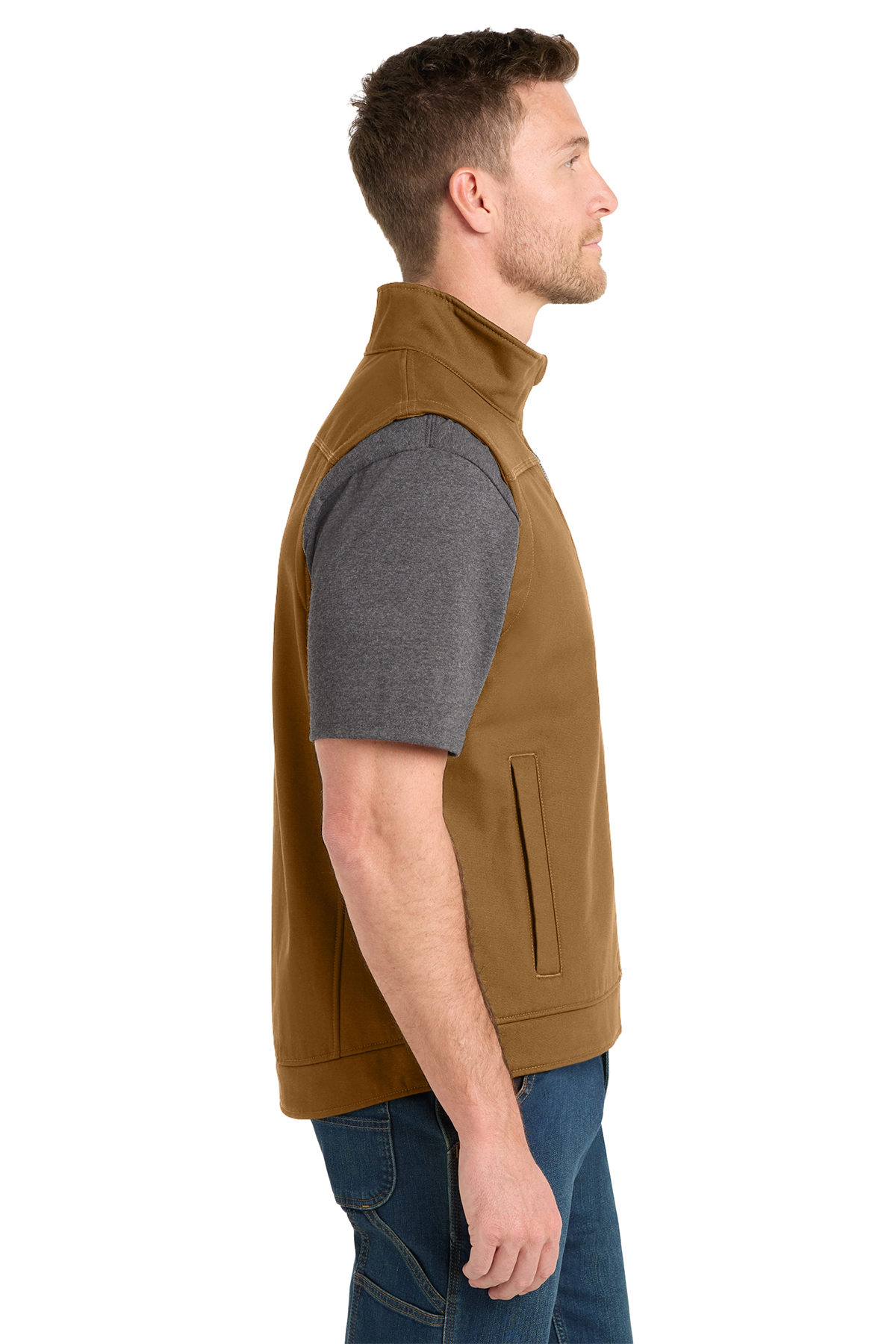 CornerStone Duck Bonded Soft Shell Vest | Product | CornerStone