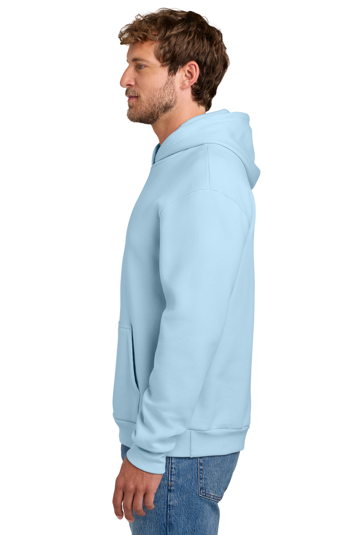 Naptime. プルオーバーSWEAT LIGHT BLUE【S】 Port & Co Easy Fleece Pullover Hooded Sweatshirt | Product | SanMar