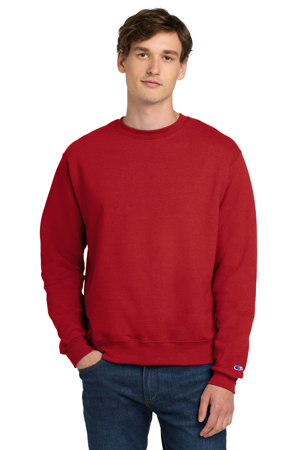 Champion Powerblend Crewneck Sweatshirt | Product | SanMar