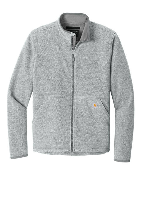Carhartt Textured Full-Zip Fleece Jacket | Product | SanMar