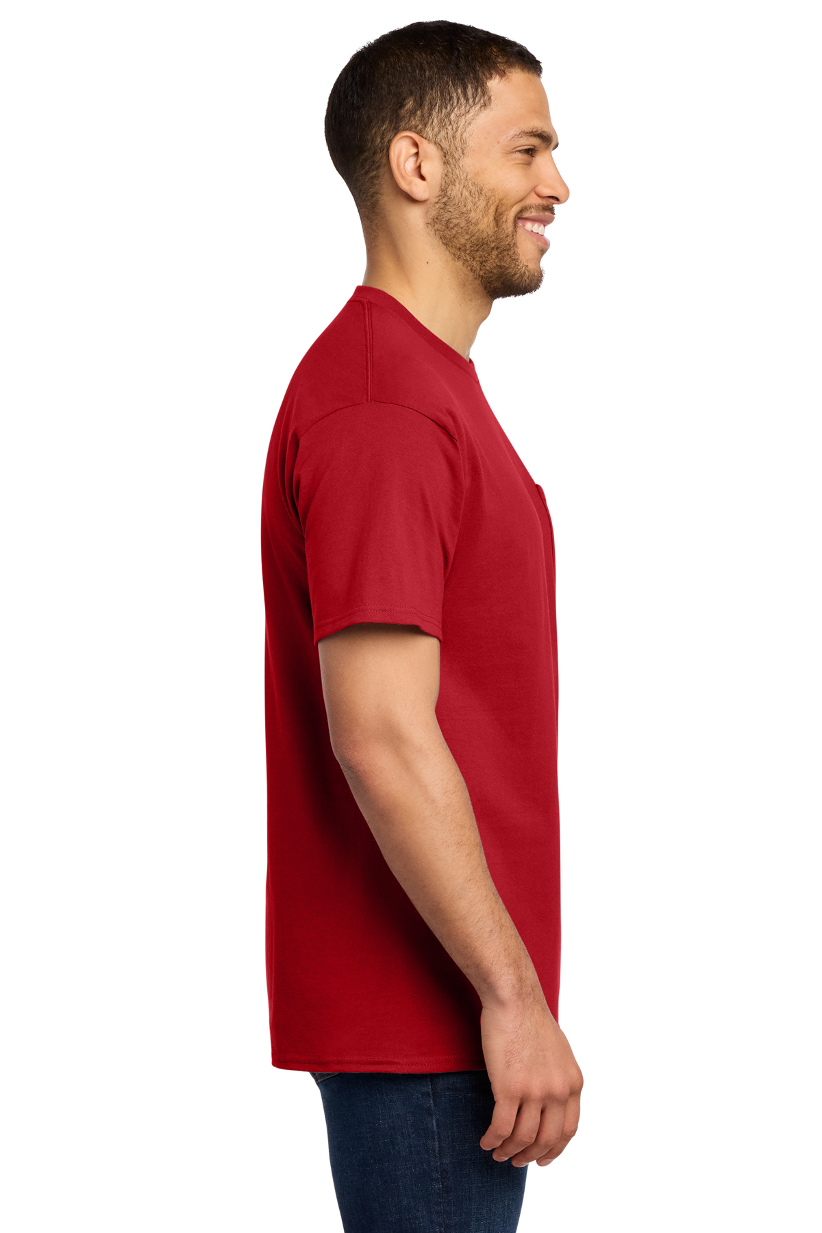 Port & Co Tall Essential Pocket Tee | Product | Port & Company