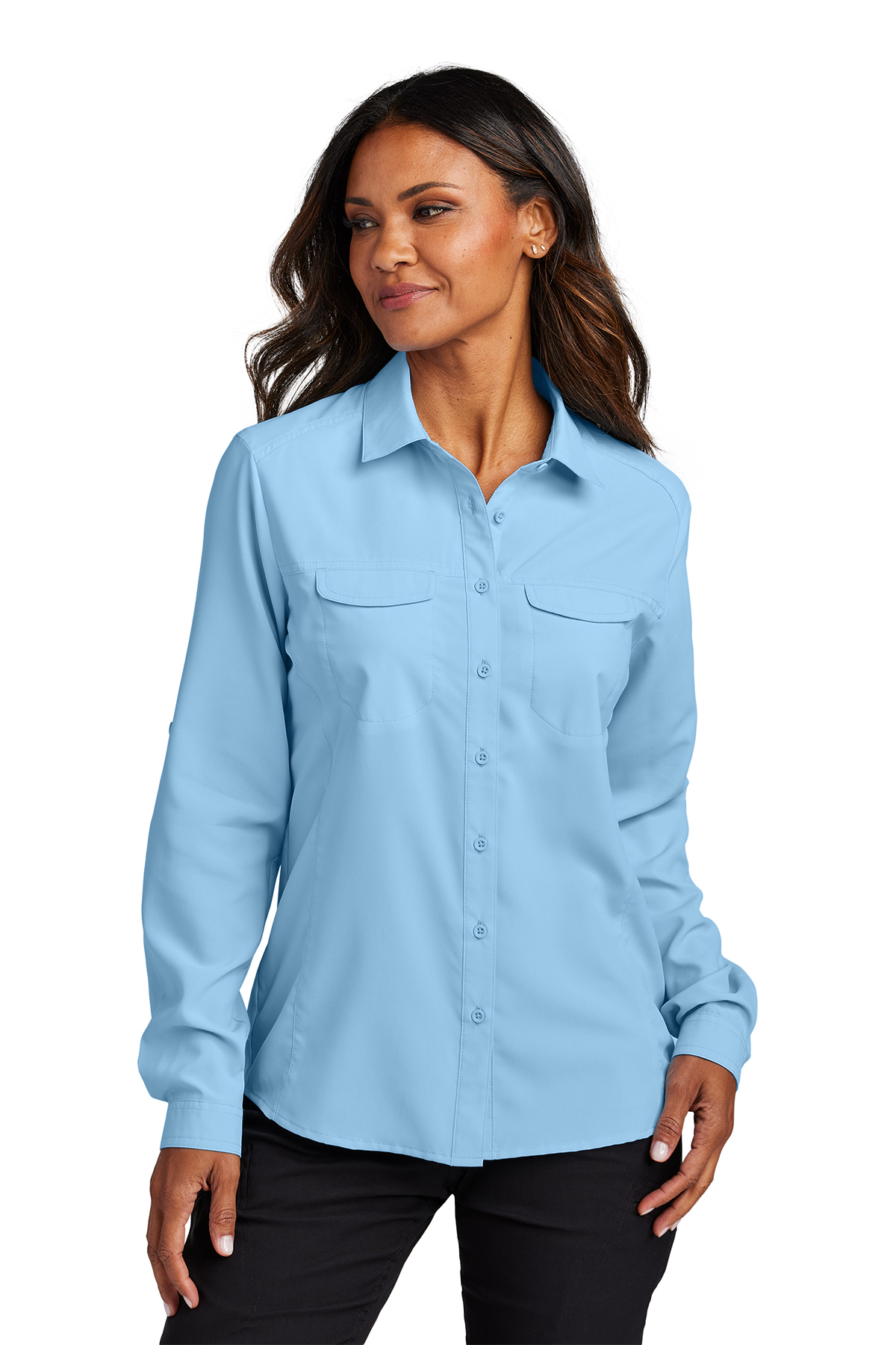 Port Authority Ladies Long Sleeve UV Daybreak Shirt, Product