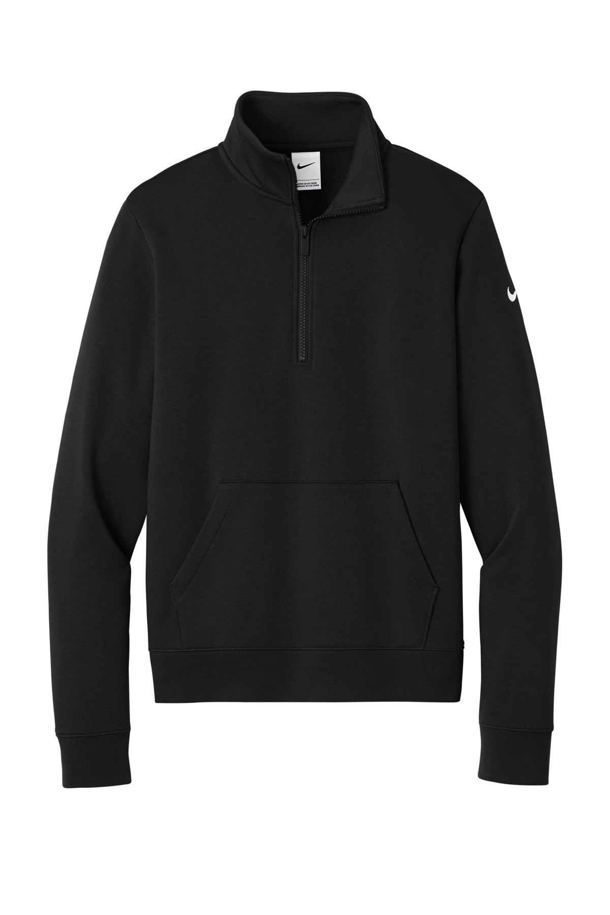 Nike Women's Club Fleece Sleeve Swoosh 1/2-Zip | Product | SanMar