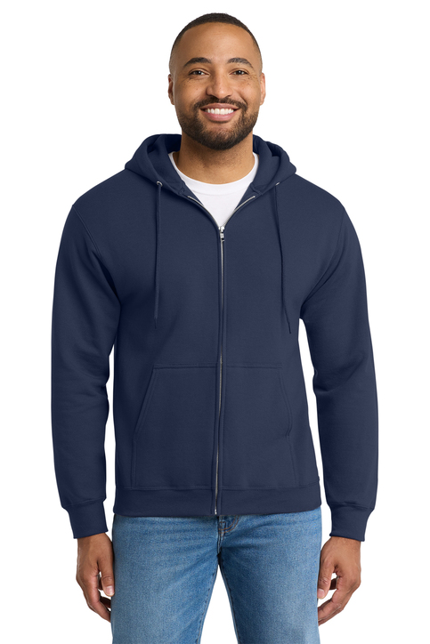 Port & Co Core Fleece Full-Zip Hooded Sweatshirt | Product | SanMar