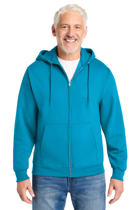 Port & Co Core Fleece Full-Zip Hooded Sweatshirt | Product | Port