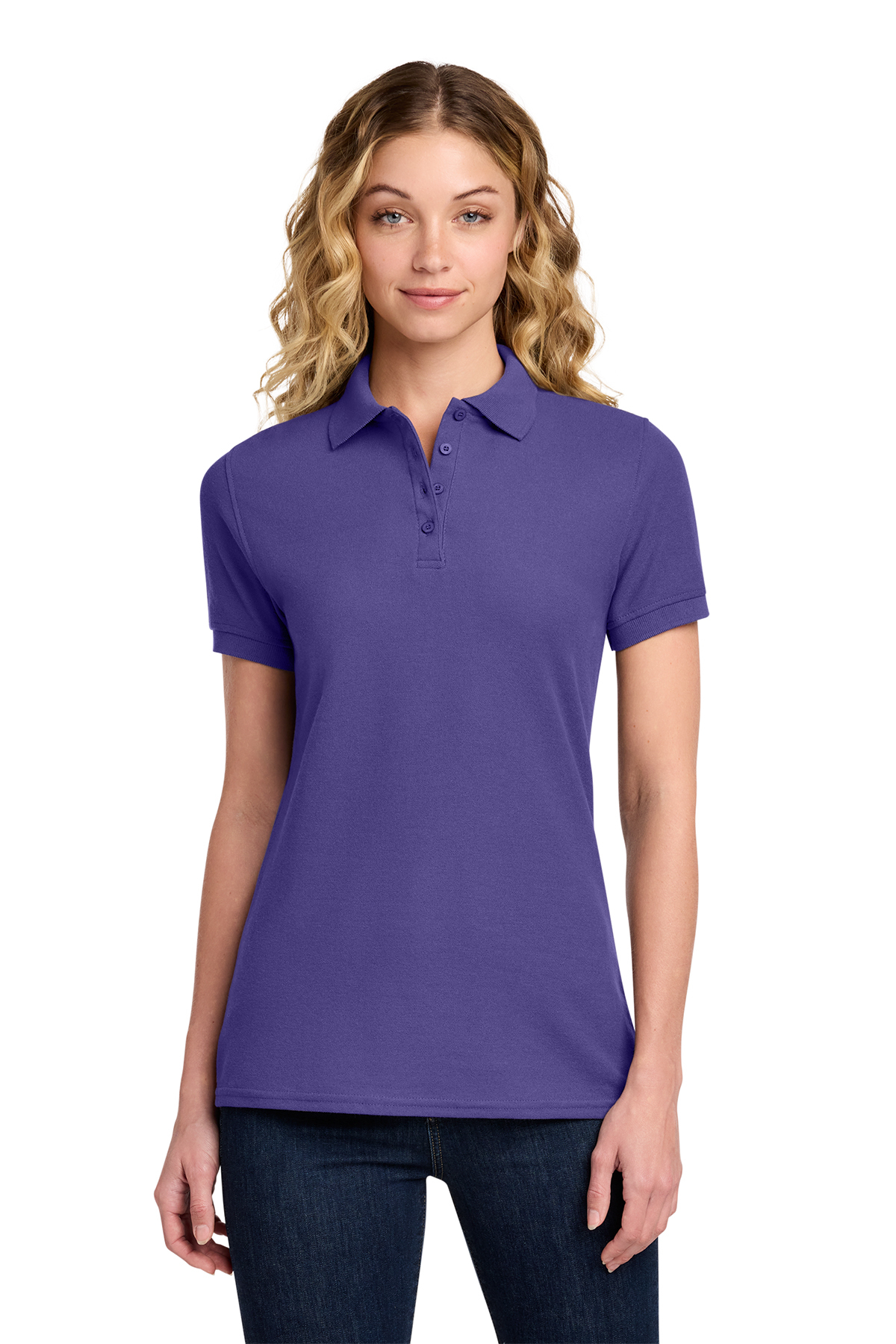Port & Co Women's Core Blend Pique Polo | Product | SanMar