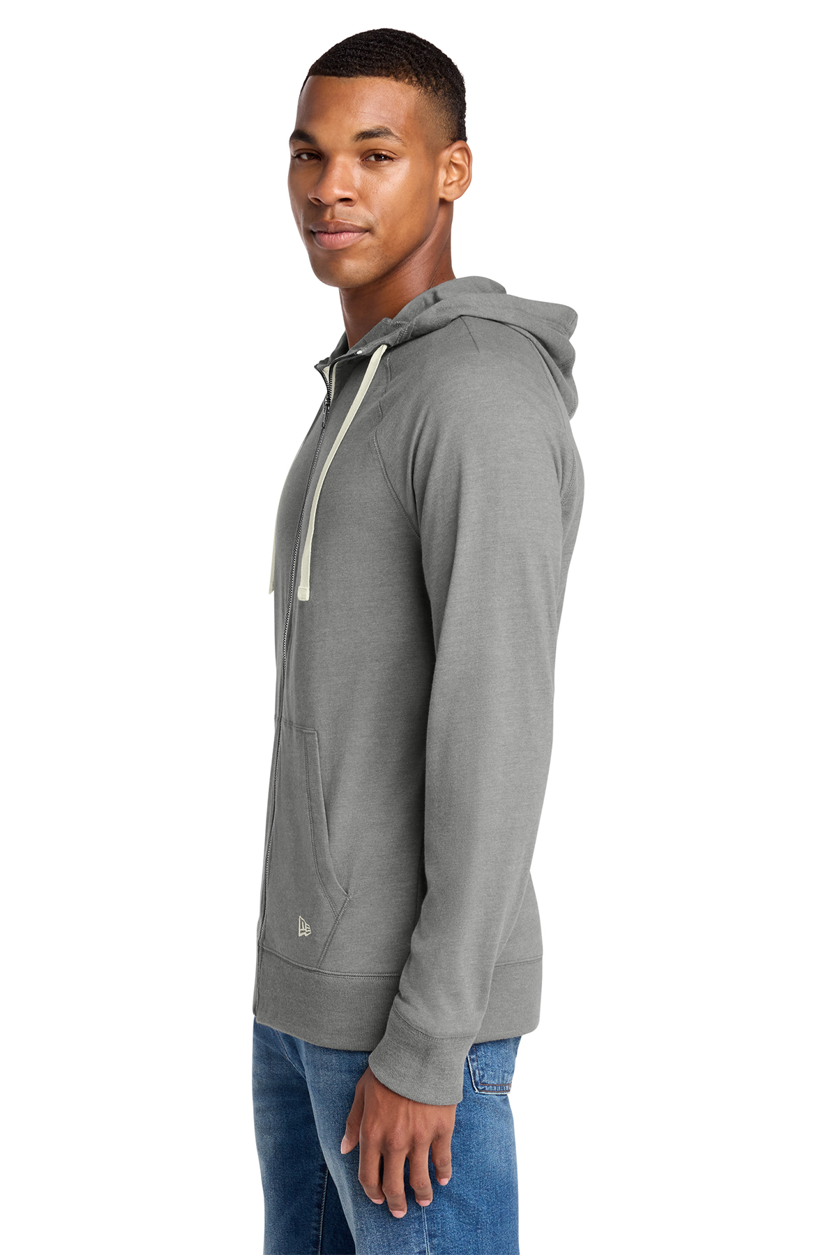 New Era Sueded Cotton Blend Full-Zip Hoodie | Product | SanMar