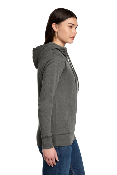 District Women's Featherweight French Terry Full-Zip Hoodie