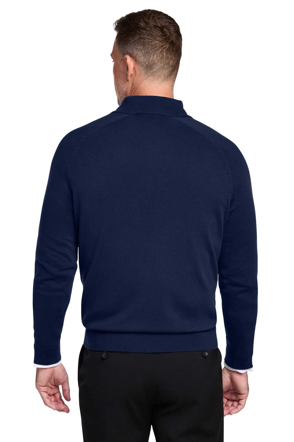 Brooks Brothers Cotton Stretch 1/4-Zip Sweater | Product | Company