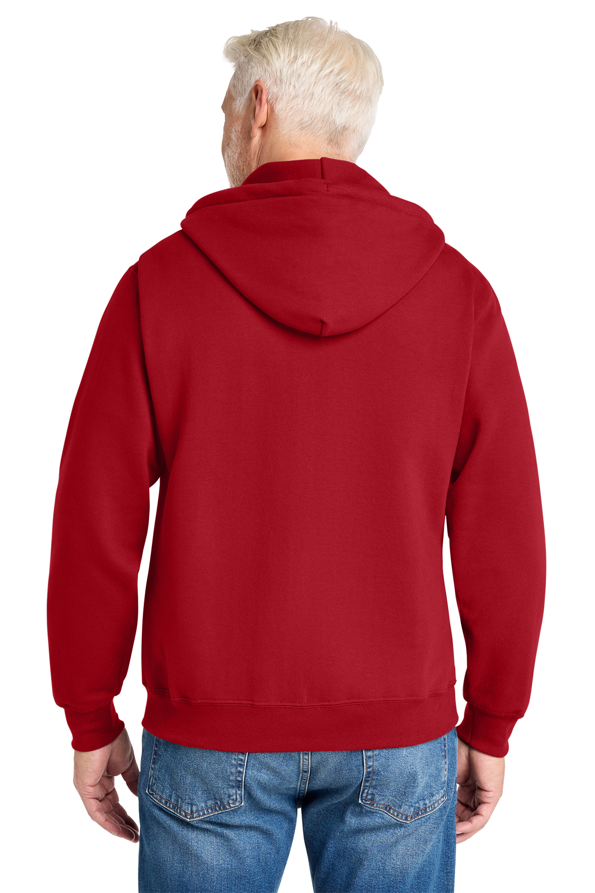 パーカー レッド Port & Co Core Fleece Full-Zip Hooded Sweatshirt | Product | SanMar