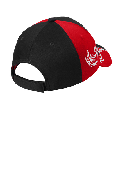 Port Authority Colorblock Racing Cap with Flames. C859
