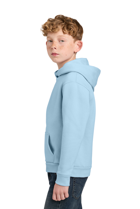 Honest パーカー 水色 Port & Co Youth Easy Fleece Pullover Hooded Sweatshirt | Product