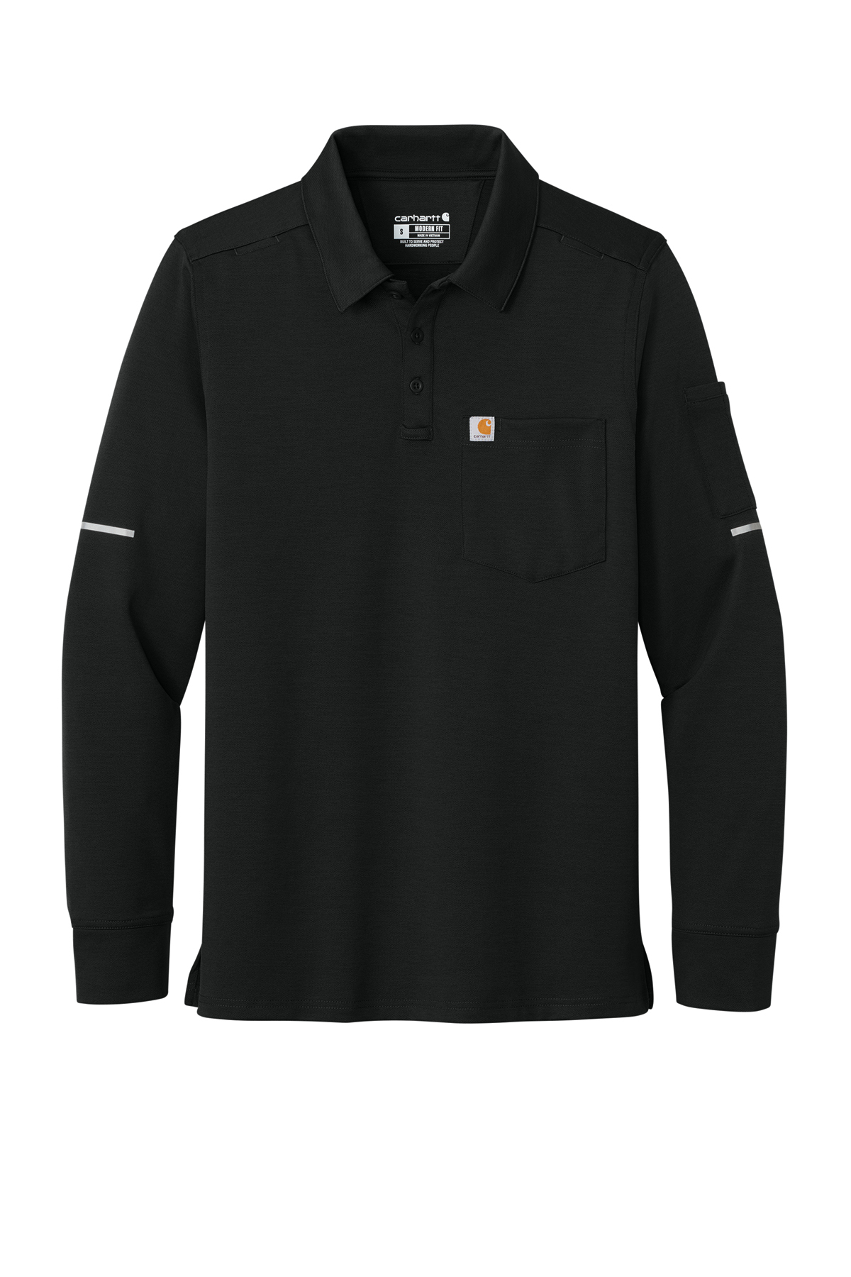Carhartt FLD & RSCU Long Sleeve Polo | Product | Company Casuals