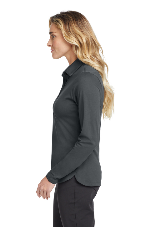 Nike Women's Long Sleeve Dri-FIT Stretch Tech Polo | Product | SanMar