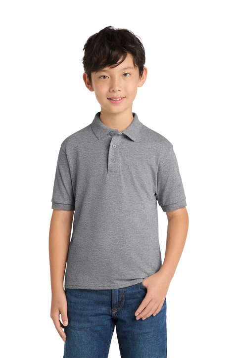 Port & Co Youth Core Blend Jersey Knit Polo | Product | Port & Company