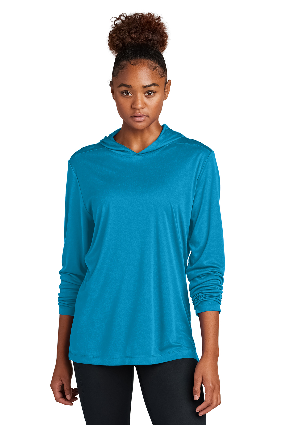 Sport-Tek Posi-UV Pro Long Sleeve Hoodie | Product | SanMar