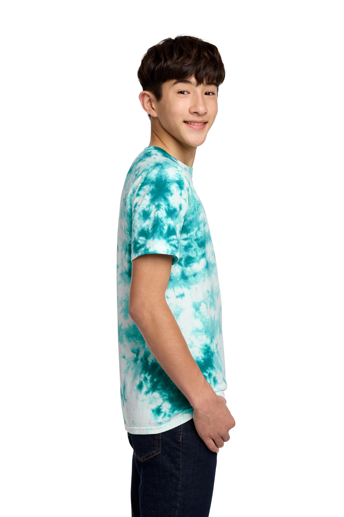 Port & Co Youth Crystal Tie-Dye Tee | Product | Port & Company