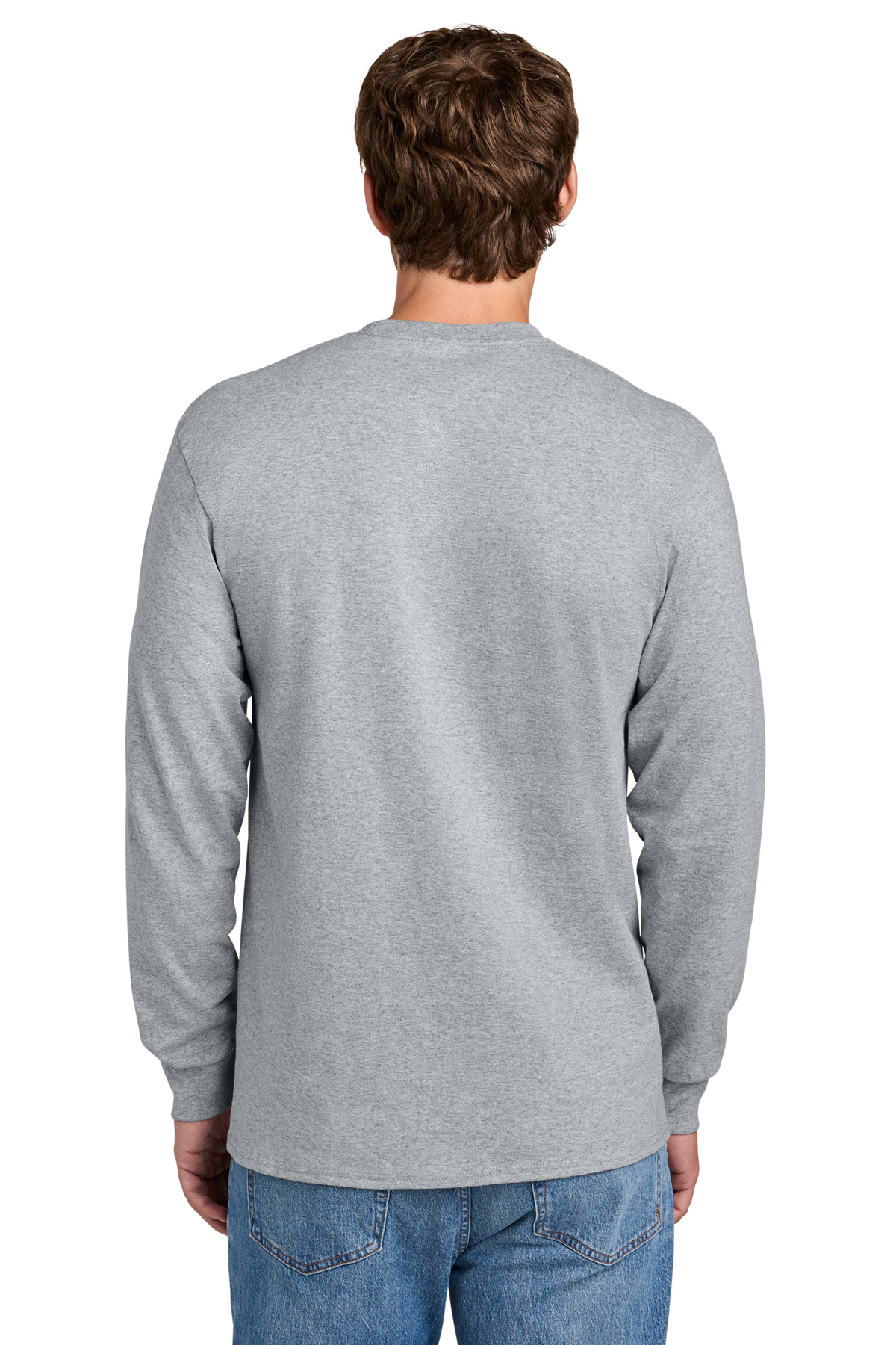 Port & Co Tall Long Sleeve Essential Pocket Tee | Product | Port