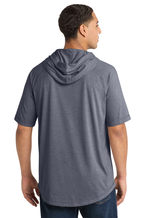 Sport-Tek PosiCharge Tri-Blend Wicking Short Sleeve Hoodie