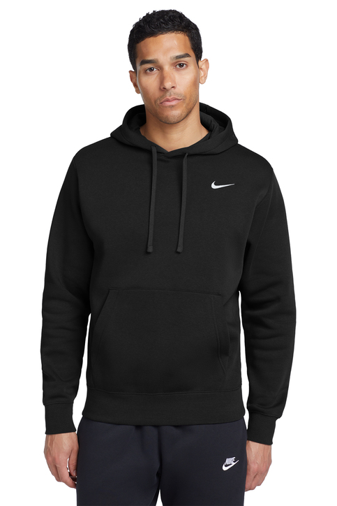 black nike joggers and hoodie