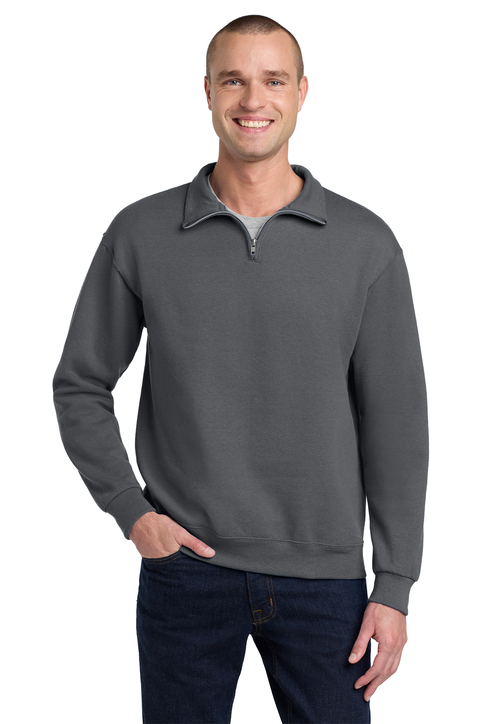 Jerzees NuBlend 1/4-Zip Cadet Collar Sweatshirt | Product | SanMar