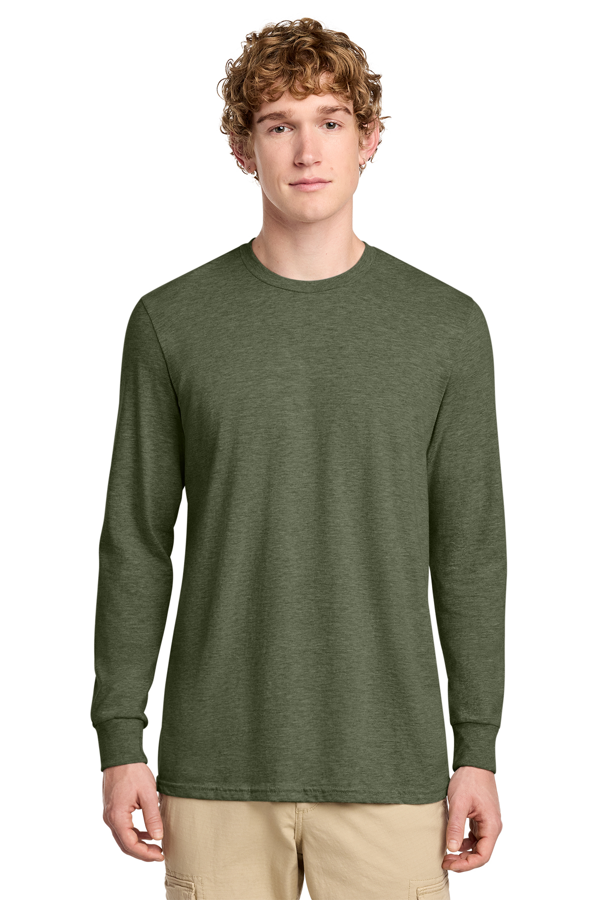 District Perfect Blend CVC Long Sleeve Tee | Product | SanMar