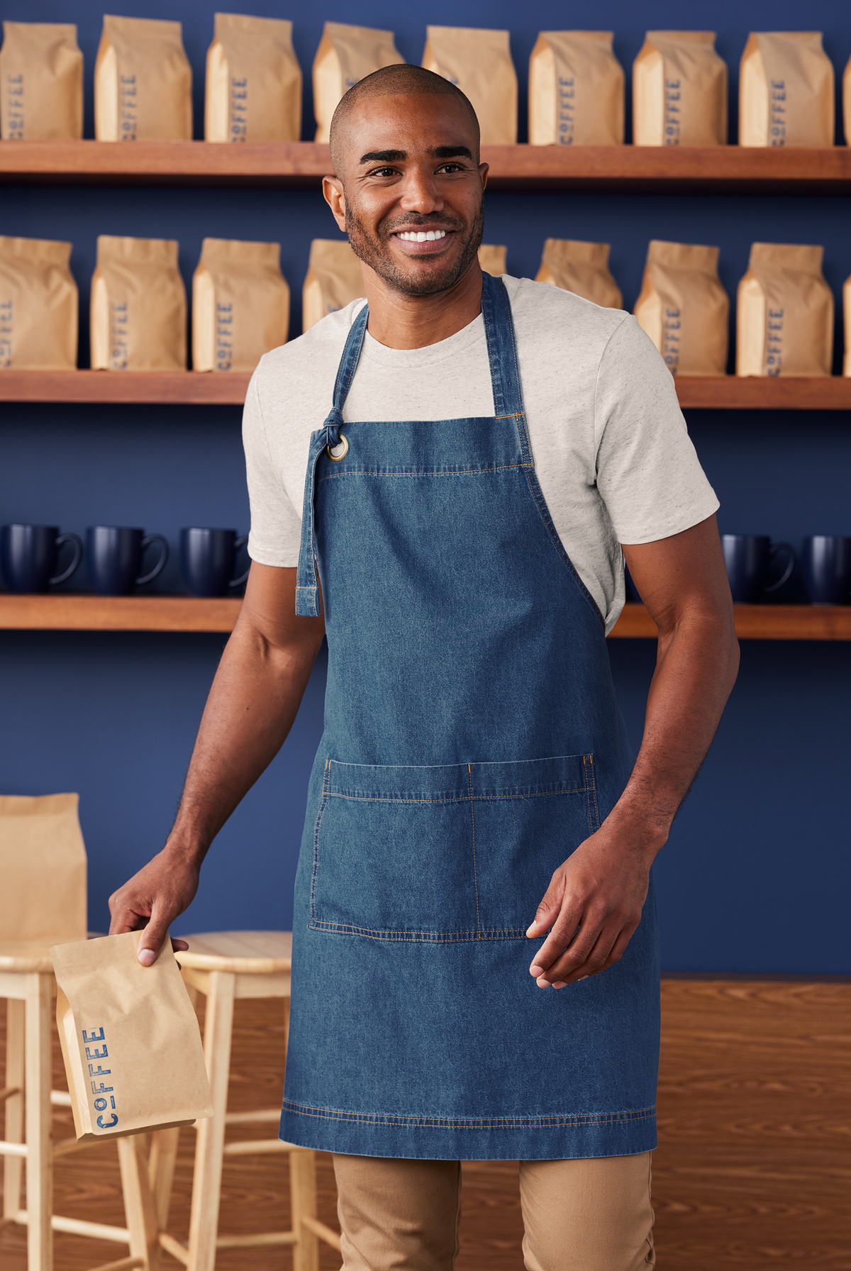 Port Authority Signature Denim Apron | Product | SanMar