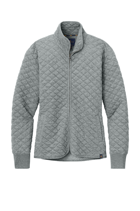 Brooks Brothers Women's Diamond Quilt Full-Zip | Product | SanMar