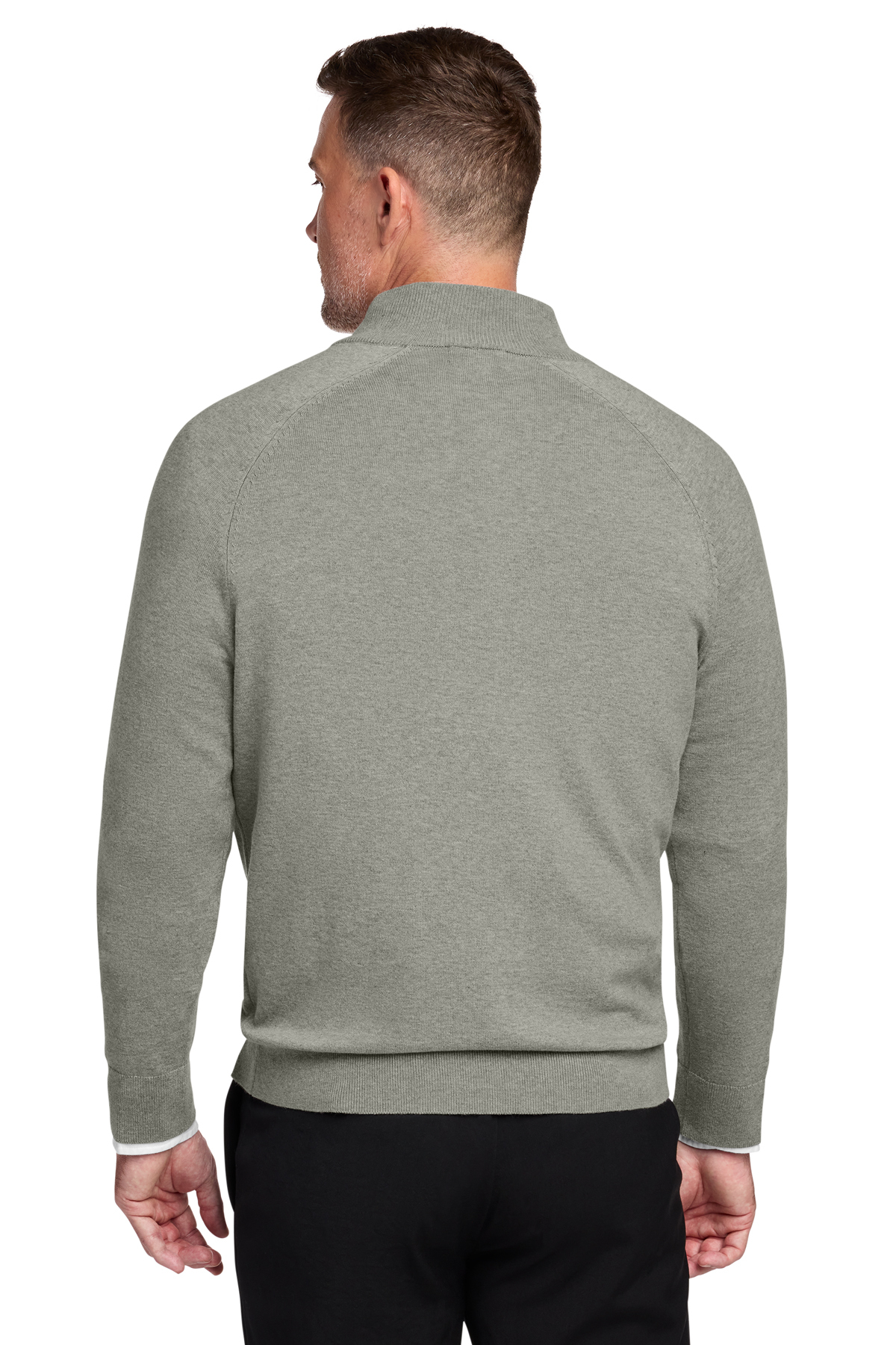 Brooks Brothers Cotton Stretch 1/4-Zip Sweater | Product | Company