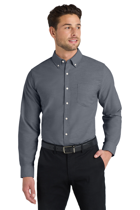 アン 　MWR Port Authority SuperPro Oxford Shirt | Product | SanMar