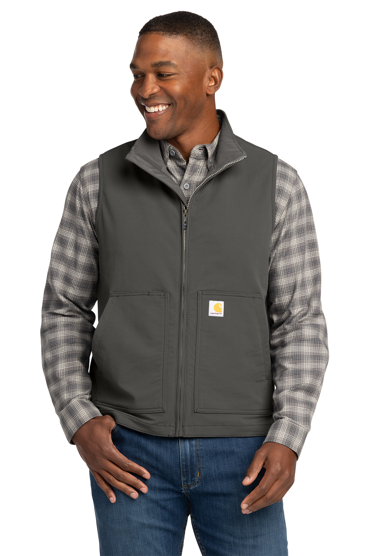 Carhartt ダークグレー ベスト 1200W-23283-Gravel-0-