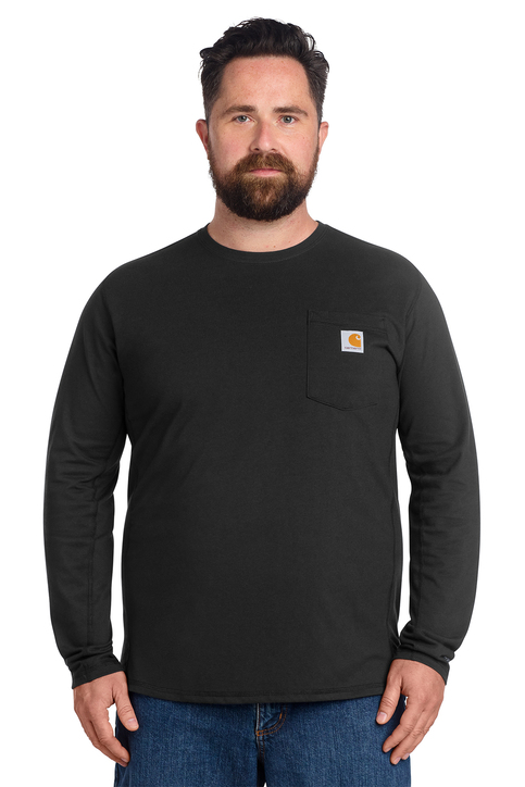 Carhartt Force 1/4-Zip Long Sleeve T-Shirt | Product | SanMar