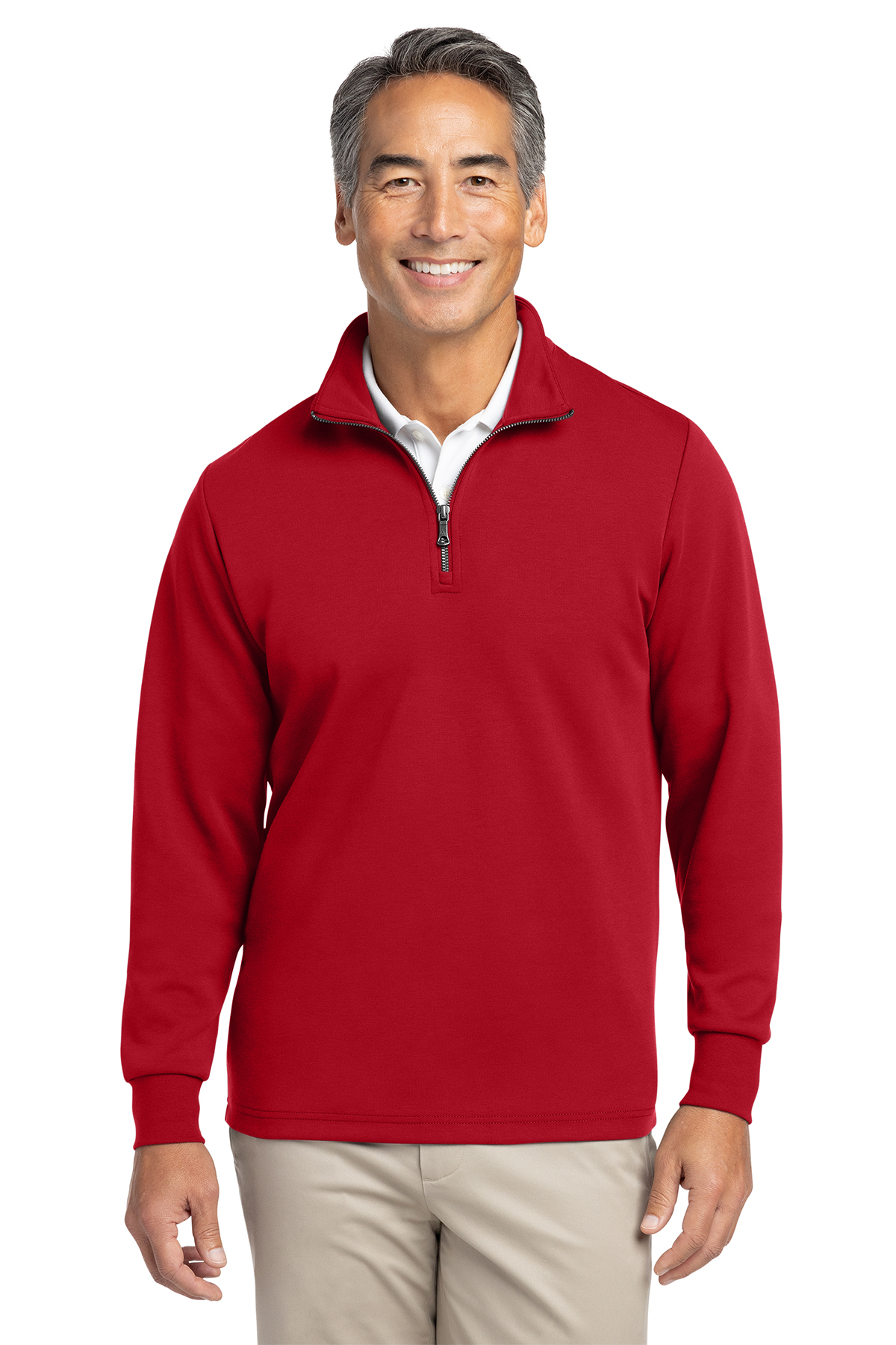 Brooks Brothers Double-Knit 1/4-Zip | Product | SanMar