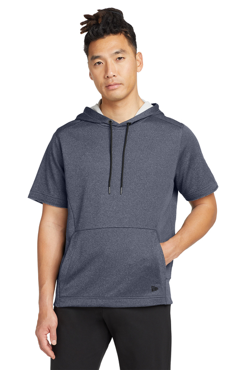 New Era Performance Terry Short Sleeve Hoodie Product SanMar