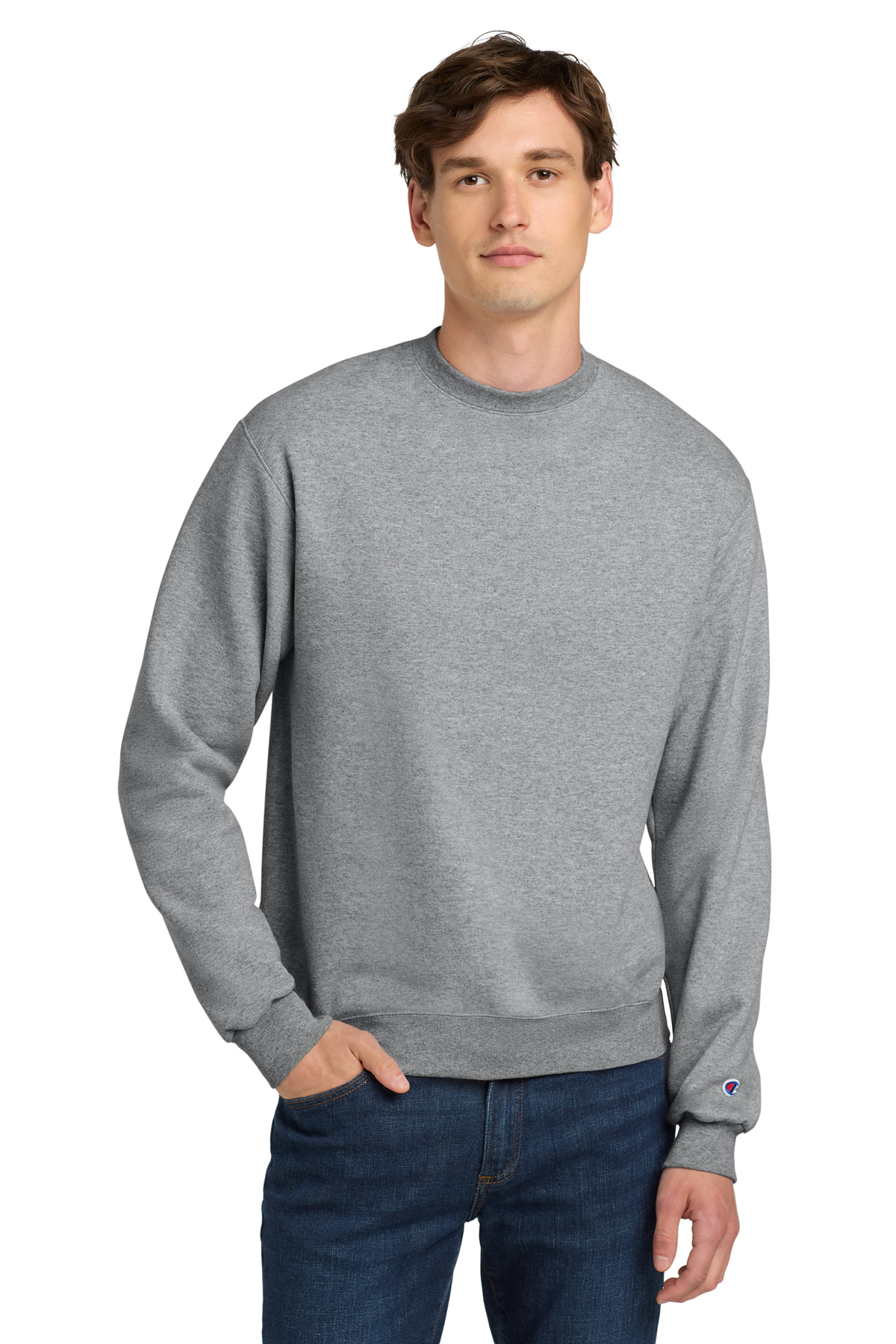 Champion Powerblend Crewneck Sweatshirt | Product | SanMar