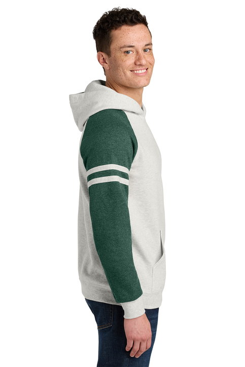 Jerzees Unisex NuBlend Varsity Colorblock Hooded Sweatshirt