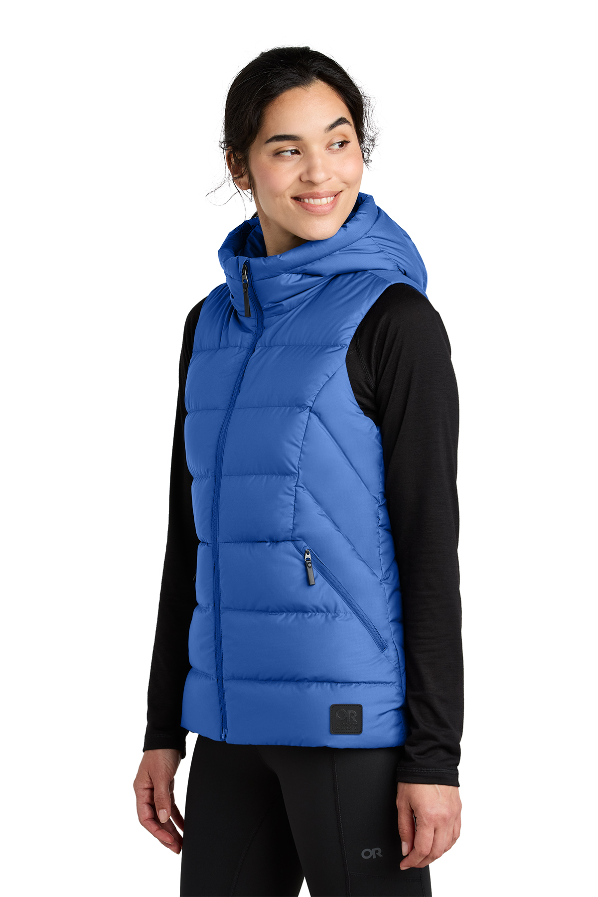 Outdoor Research Women's Coldsnap Hooded Down Vest | Product | SanMar