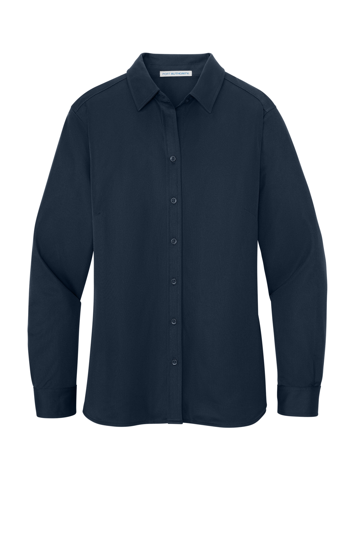 navy blue dress shirt for women Port Authority Women's Dimension Knit | Product The Short Sleeve style color_group: Blue Black Men's Slim Fit material:Pure Silk