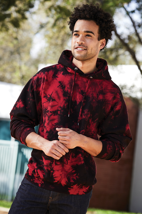 Port & Co Crystal Tie-Dye Pullover Hoodie | Product | SanMar