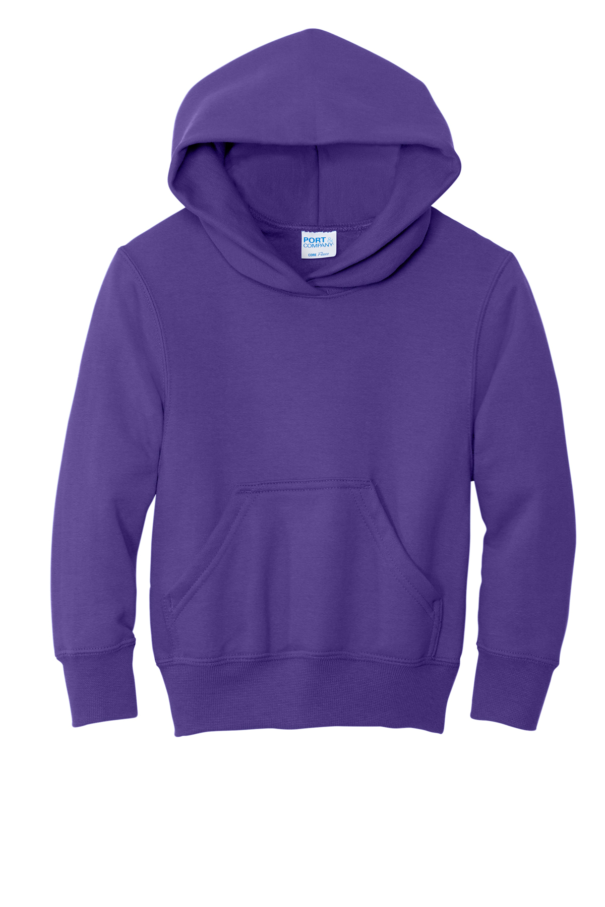 Port & Co Youth Core Fleece Pullover Hooded Sweatshirt | Product